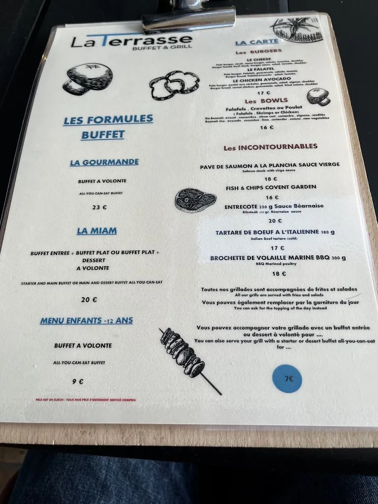 Menü_LA TERRASSE_Tremblay-en-France_Bild_4