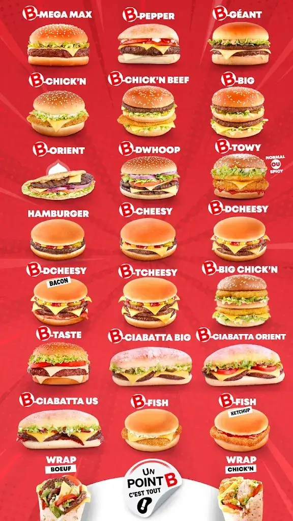 Menu_Point B Pierrefitte sur Seine_Saint-Denis_image_3