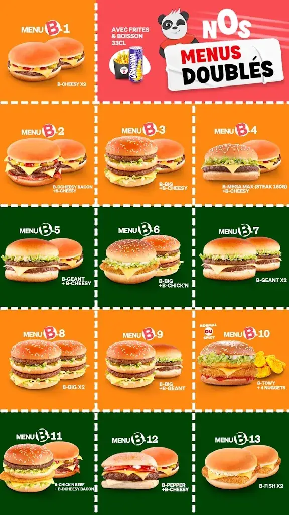 Menu_Point B Pierrefitte sur Seine_Saint-Denis_image_4