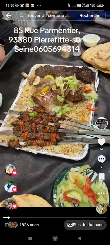 Restaurant Spineghar restaurant à Saint-Denis