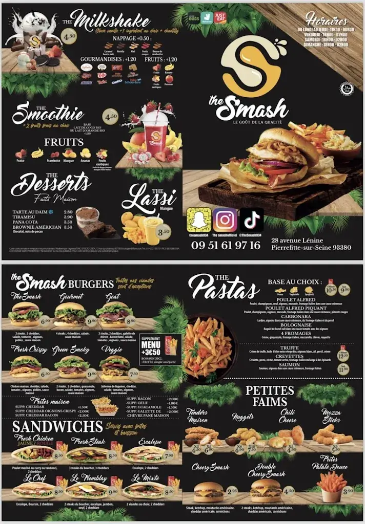 Menu_Sah Thaï_Saint-Denis_image_1