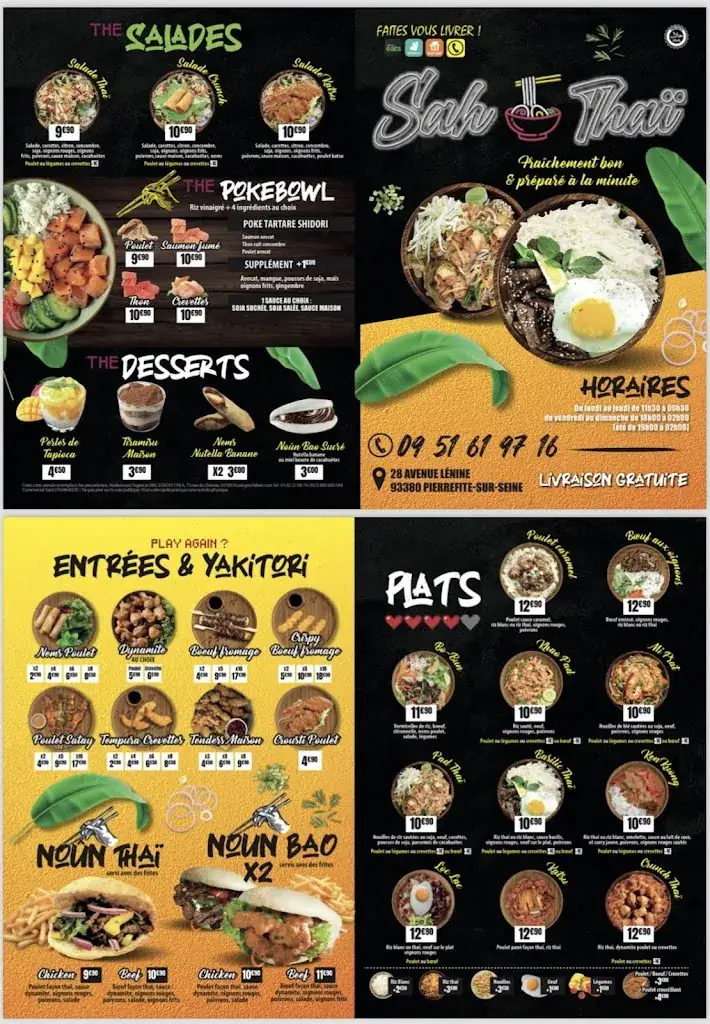 Menu_Sah Thaï_Saint-Denis_image_2