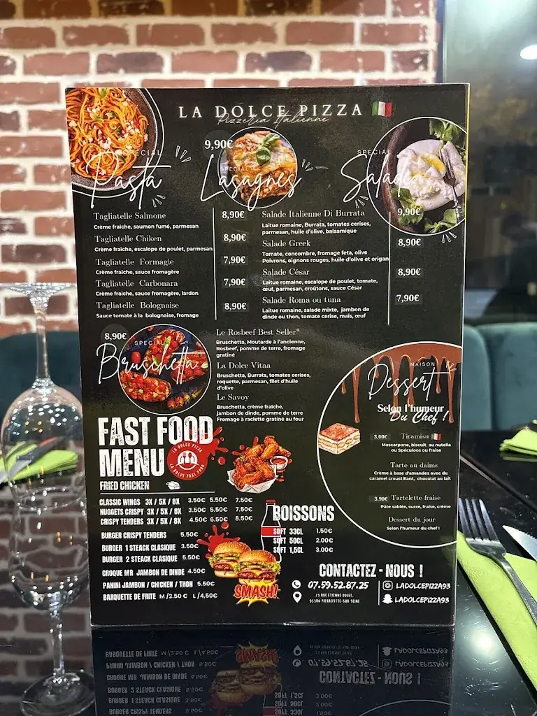 Menu_LA DOLCE PIZZA_Saint-Denis_image_1
