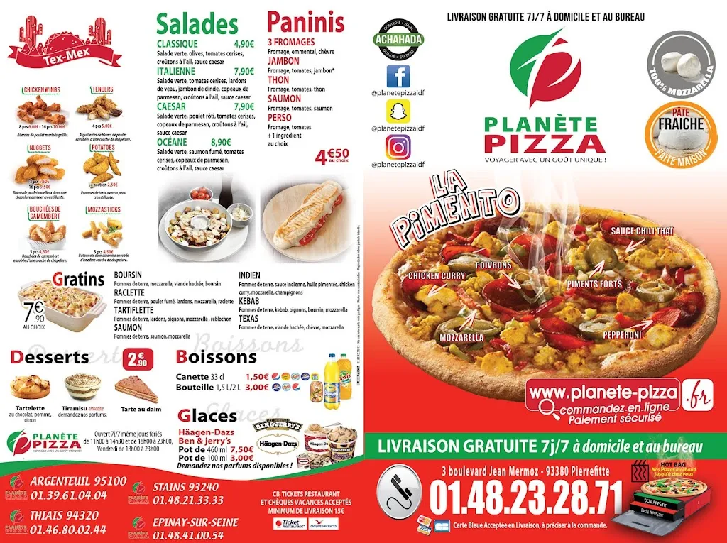 Menu_Planète Pizza_Saint-Denis_image_1