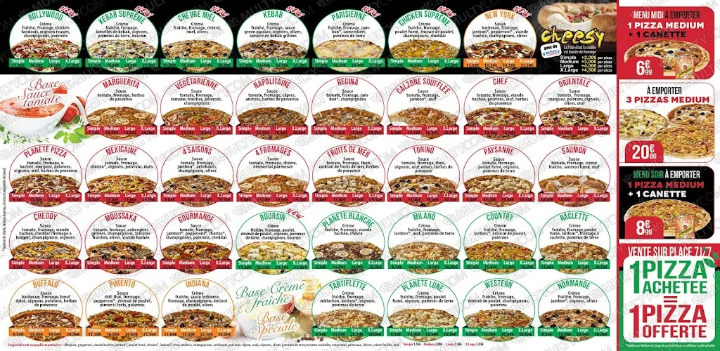 Menu_Planète Pizza_Saint-Denis_image_4