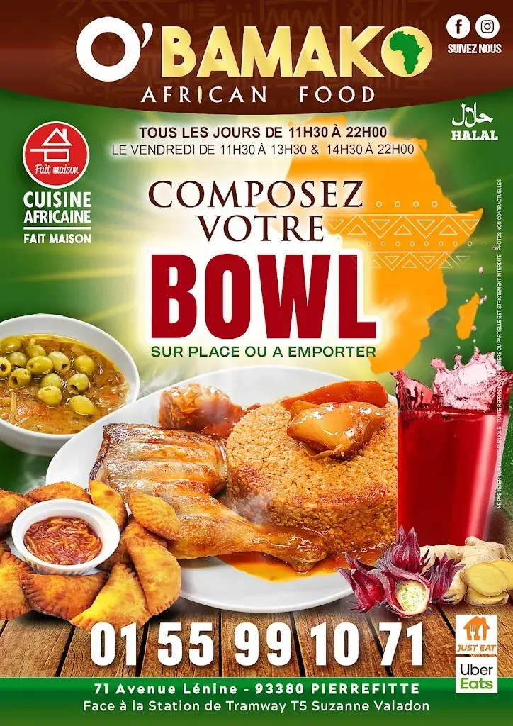 Menu_O'Bamako_Saint-Denis_immagine_2