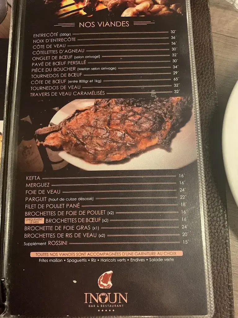 Menu_Chez Inoun_Sarcelles_image_1