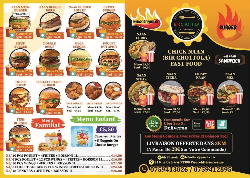 Menu_Chick Naan_Saint-Denis_image_2