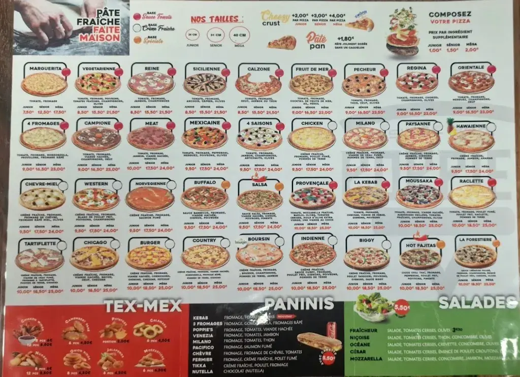 Menu_POPPIE'S PIZZA SAINT GRATIEN_Saint-Gratien_immagine_1
