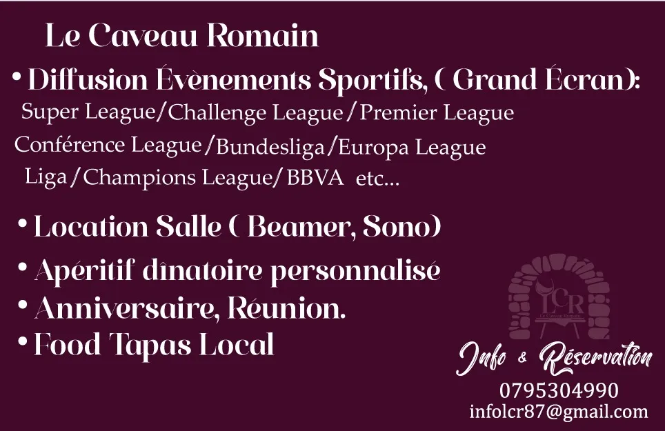 Menu_Le Caveau Romain_Saint-Maurice_image_1