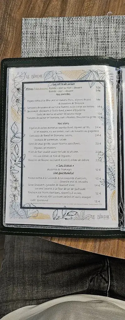 Menu_Le Birdie Restau Golf_Rosny-sous-Bois_image_3
