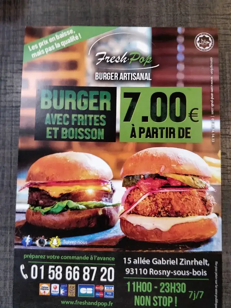 Fnp gourmet restaurante en Rosny-sous-Bois