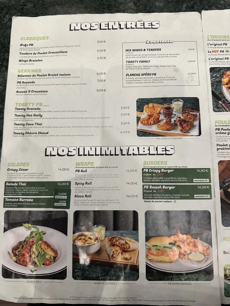 Menu_PB Poulet Braisé Rosny_Rosny-sous-Bois_immagine_3