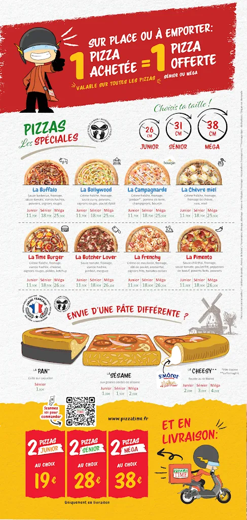 Menu_Pizza Time® Rosny-sous-Bois_Rosny-sous-Bois_image_2