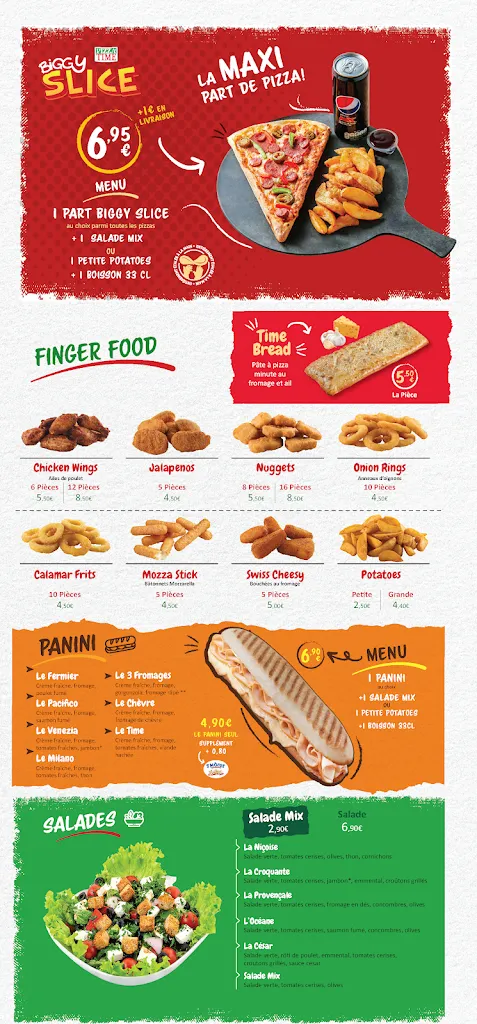 Menu_Pizza Time® Rosny-sous-Bois_Rosny-sous-Bois_image_3