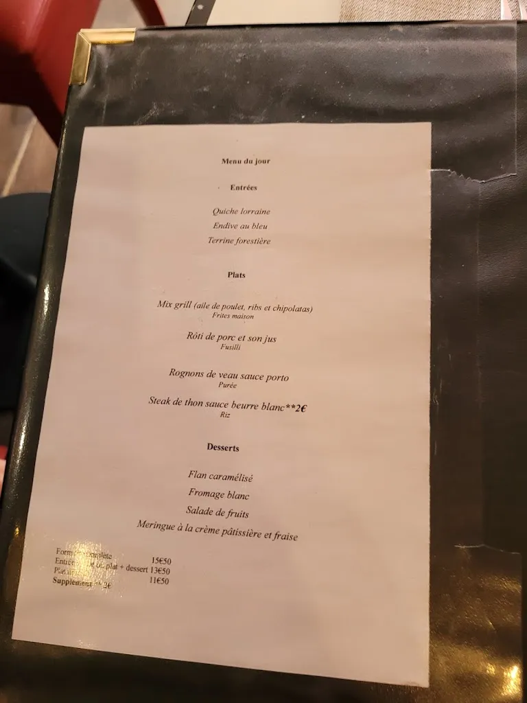 Menu_Brasserie Restaurant Chez Virgile_Rosny-sous-Bois_image_4