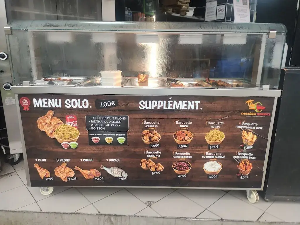 Menu_Caraïbes Driver’s_Rosny-sous-Bois_image_2