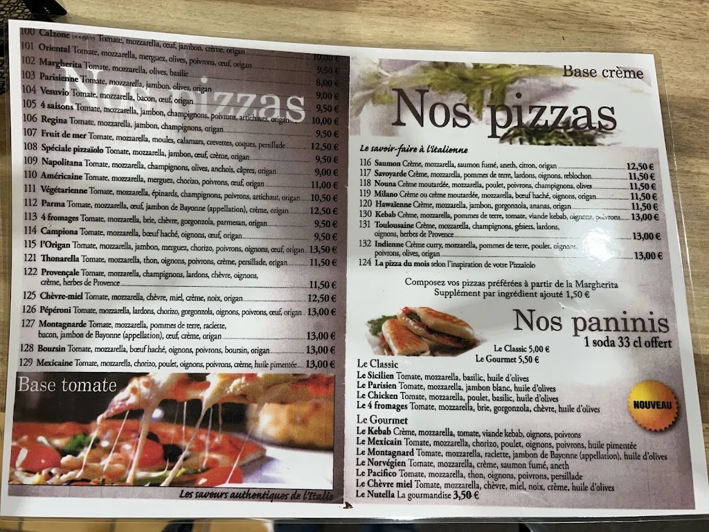 Menu_L'Origan Pizza_Saint-Pathus_immagine_2