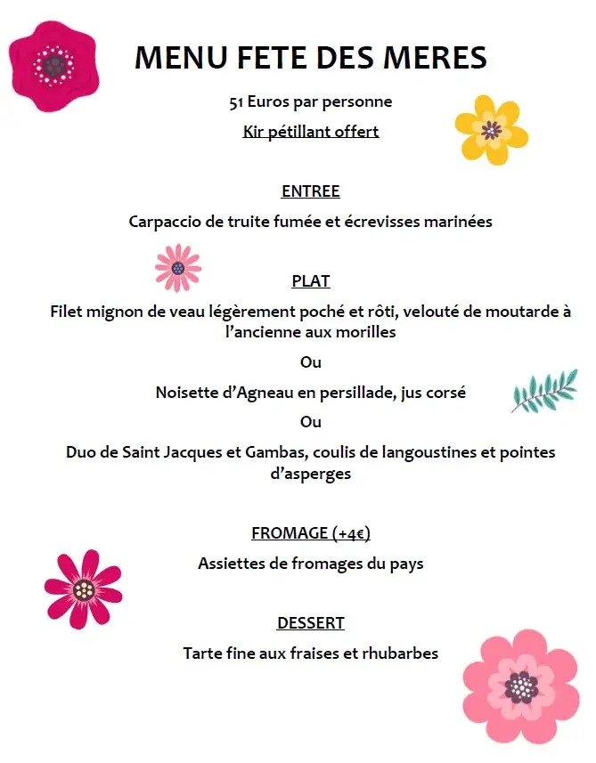 Menu_Restaurant les Marronniers_Thonon-les-Bains_image_2