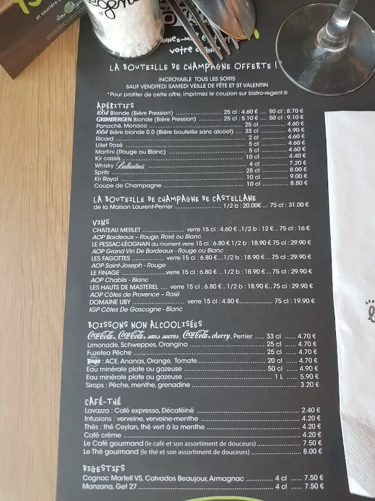 Menu_Bistro Régent Grenoble Echirolles_Échirolles_image_1