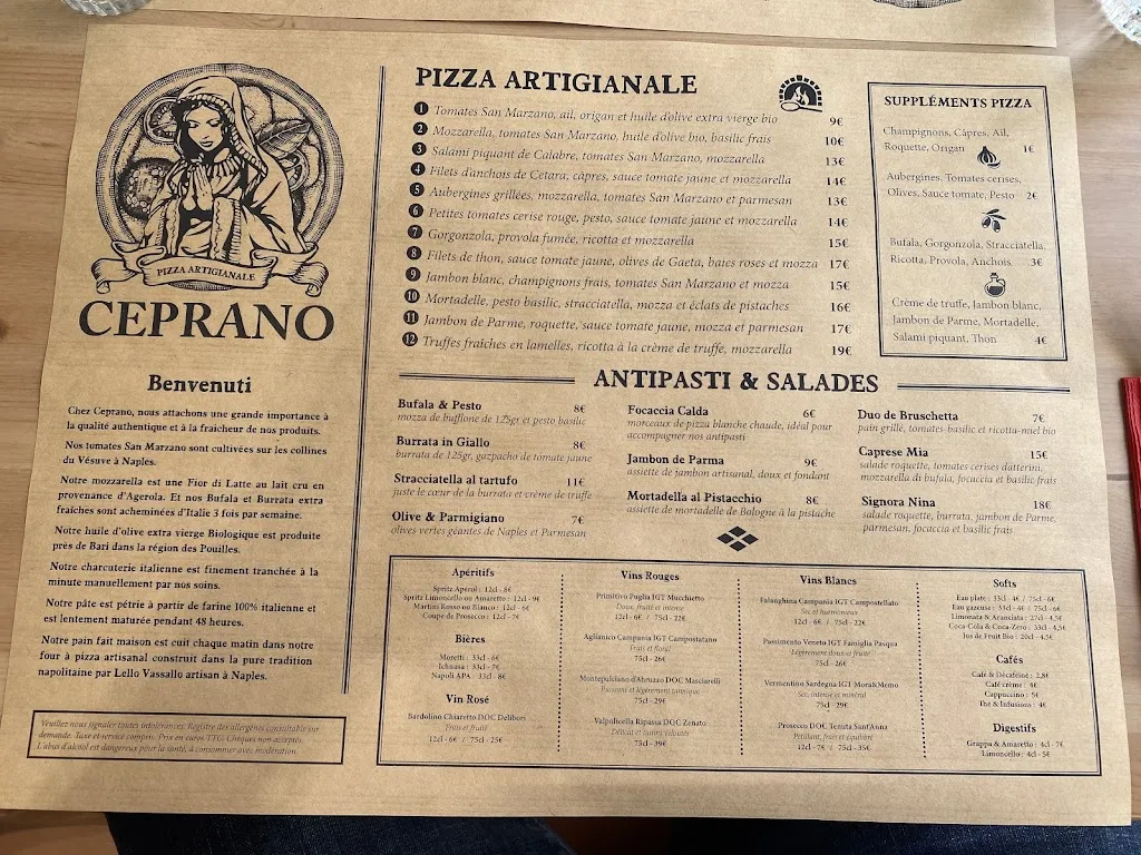 Menu_Ceprano Pizza_Saint-Mandé_image_4