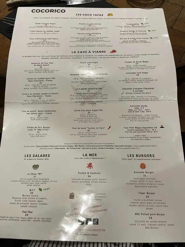 Menu_Rest'O Cocorico_Montigny-le-Bretonneux_image_2