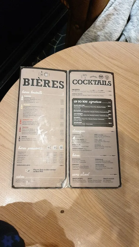 Menu_Up To You SQY - Bar Pub Restaurant_Montigny-le-Bretonneux_image_4