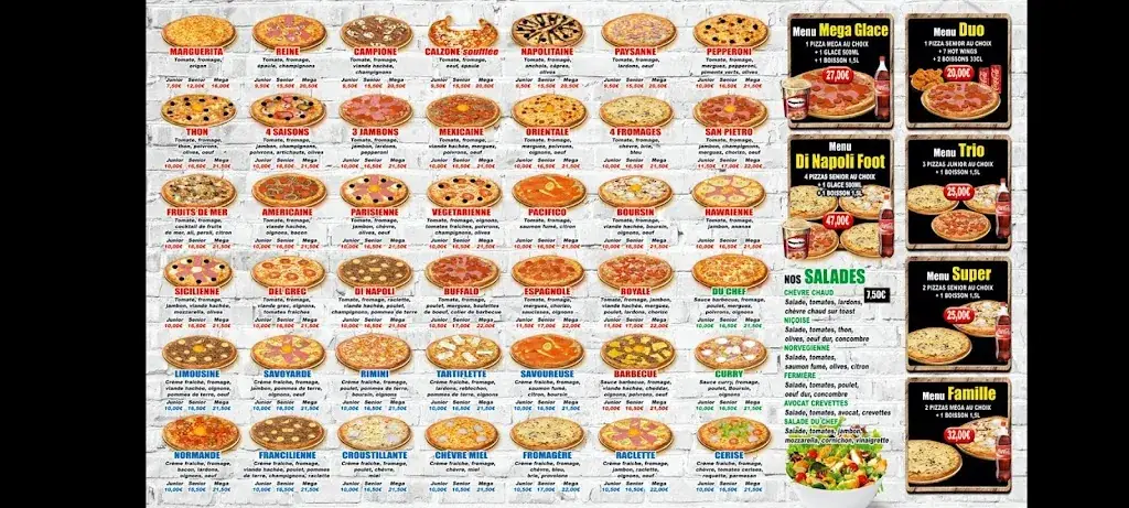 Menu_Pizza di Napoli Saintry sur Seine 91250_Saintry-sur-Seine_image_1