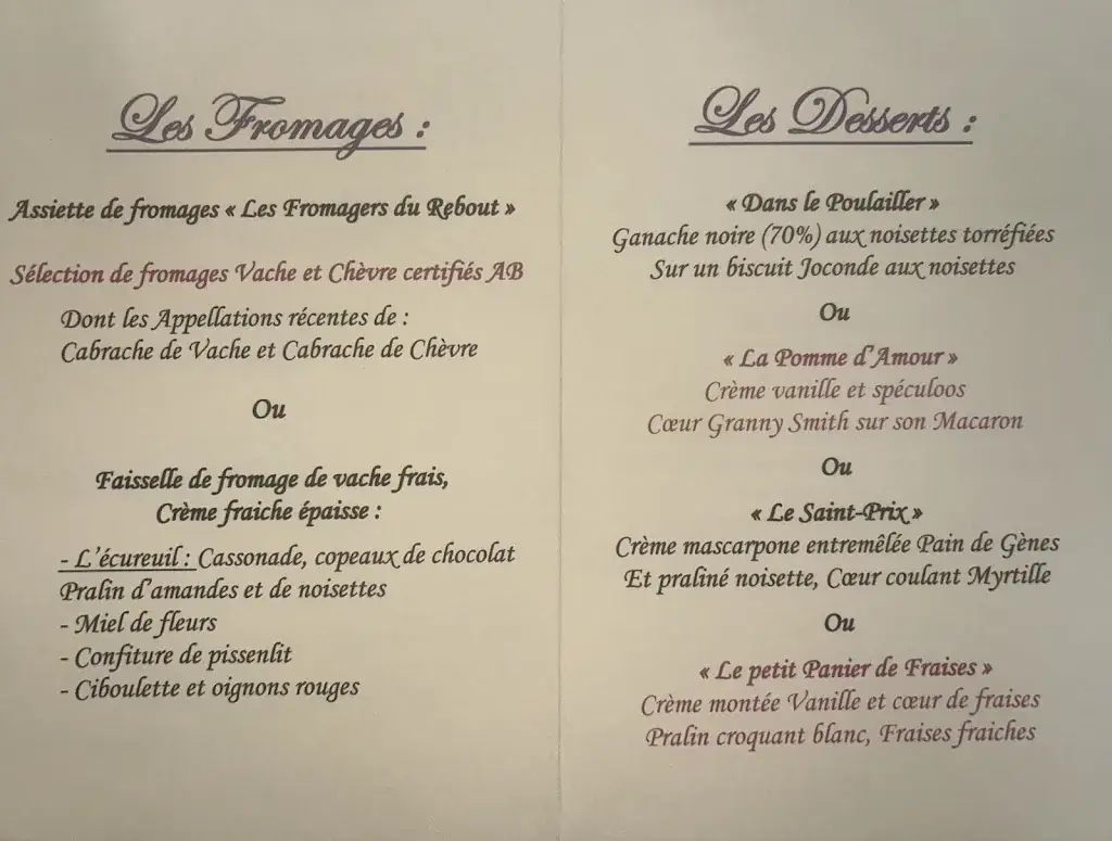 Menu_Chez Franck et Francine_Saint-Prix_image_3