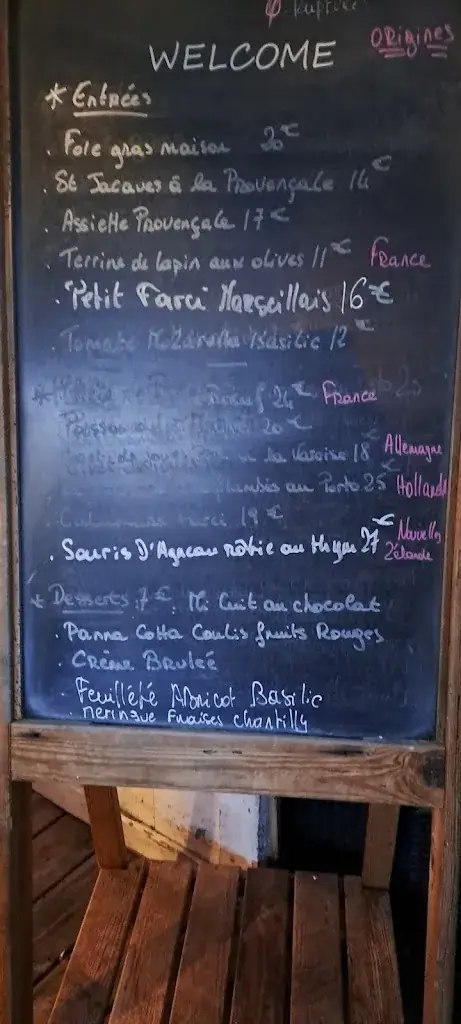 Menu_Le Relais de l'Ecluse - Le 