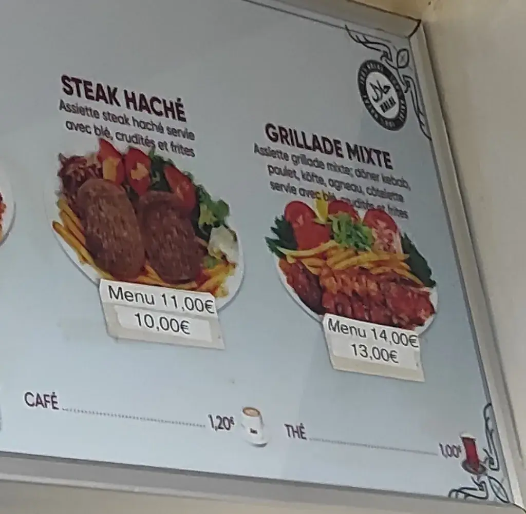 Menu_Restaurant de la Gare_Sarcelles_image_2