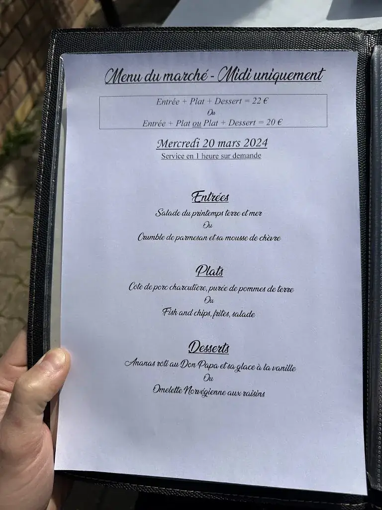 Menu_O'PETIT PAVÉ_Serris_image_2