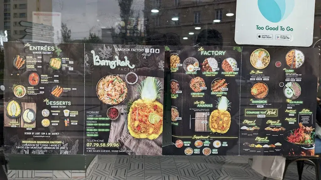 Menu_Bangkok Factory Saint-Denis_Saint-Denis_image_1