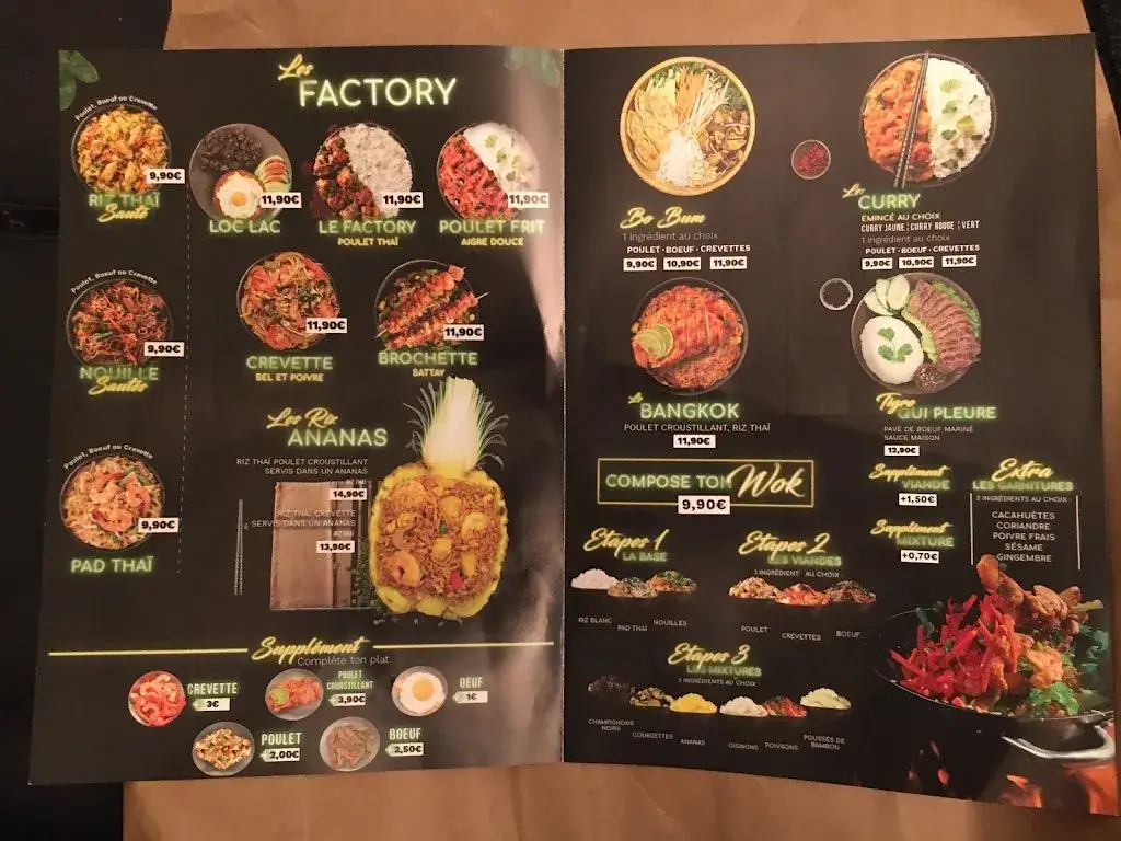 Menu_Bangkok Factory Saint-Denis_Saint-Denis_image_3
