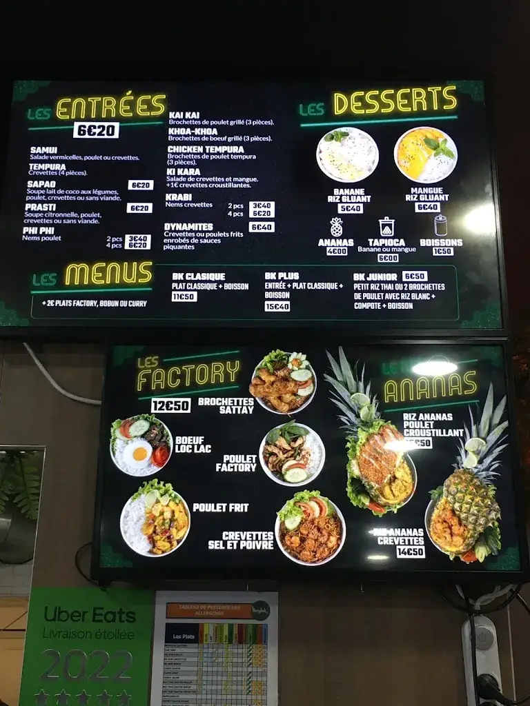 Menu_Bangkok Factory Saint-Denis_Saint-Denis_image_4