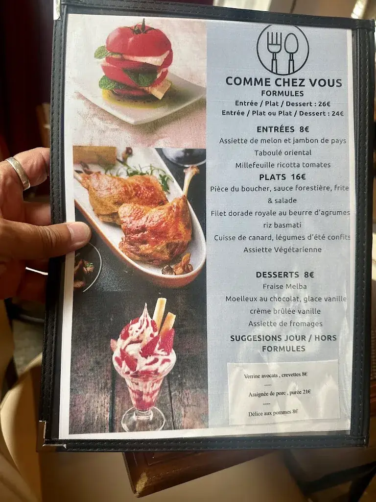 Menu_Comme Chez Vous-L Emaillerie_Saint-Denis_image_1