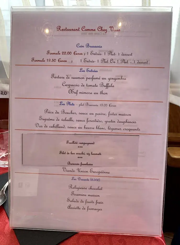Menu_Comme Chez Vous-L Emaillerie_Saint-Denis_image_2