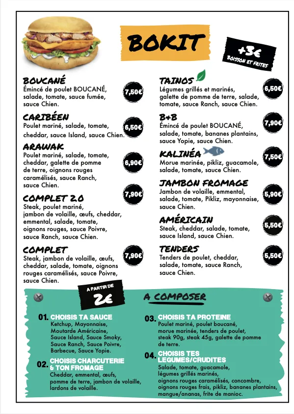 Menu_Le Caribéen Saint-Denis - Restaurant_Saint-Denis_image_1