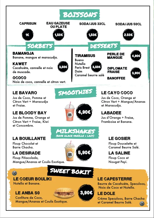 Menu_Le Caribéen Saint-Denis - Restaurant_Saint-Denis_image_2