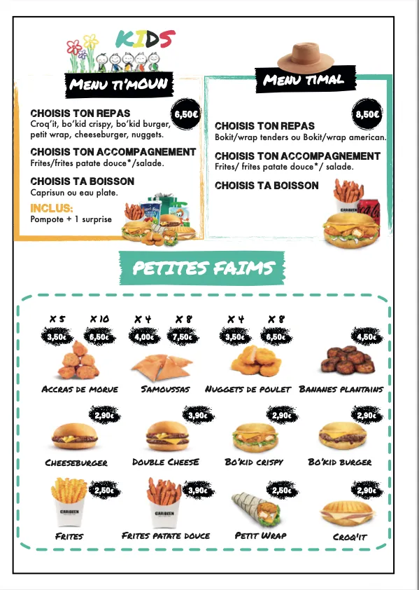 Menu_Le Caribéen Saint-Denis - Restaurant_Saint-Denis_image_3