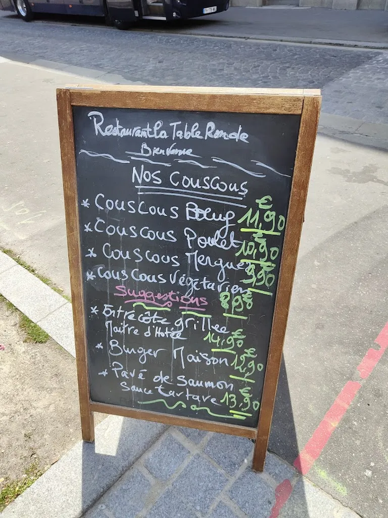 Menu_LA TABLE RONDE - Restaurant et Hotel_Saint-Denis_image_4