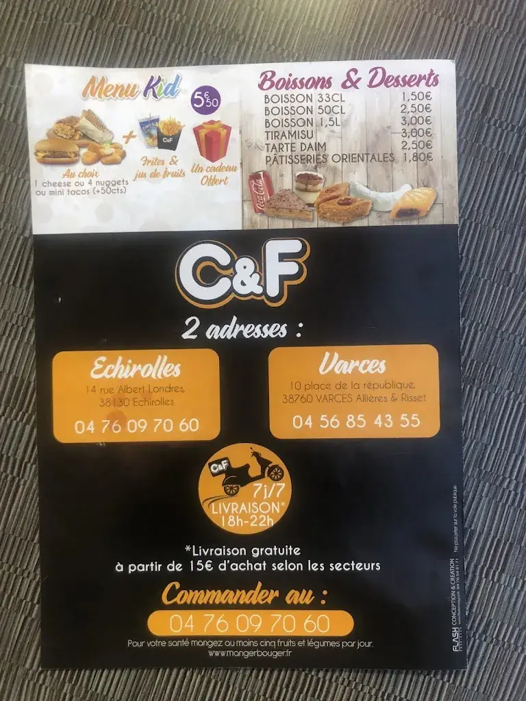 Menu_Chick&food ECHIROLLES_Échirolles_image_4