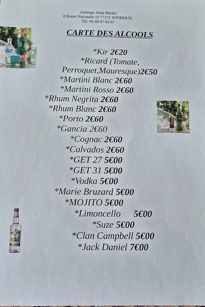 Menu_Auberge de Saint Martin_Sourdun_image_2