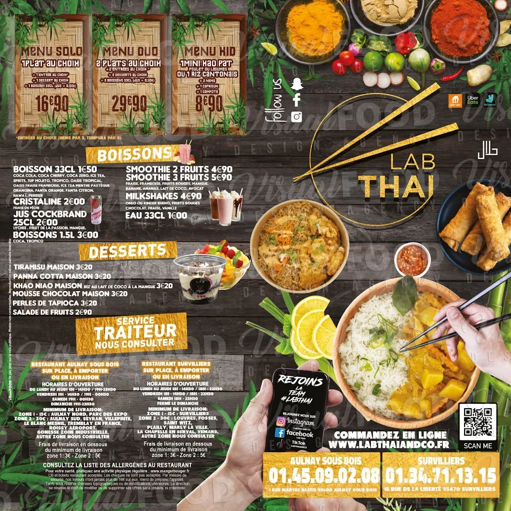 Menu_Lab thai_Survilliers_image_1
