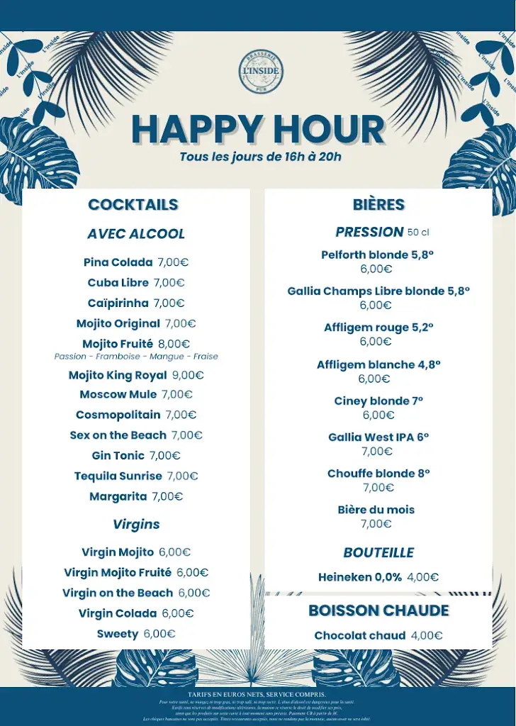 Menu_L'Inside restaurant - Portes de Taverny_Taverny_image_1