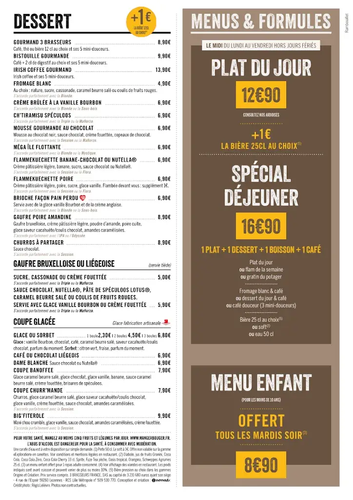 Menu_3 Brasseurs Rambouillet_Rambouillet_image_2