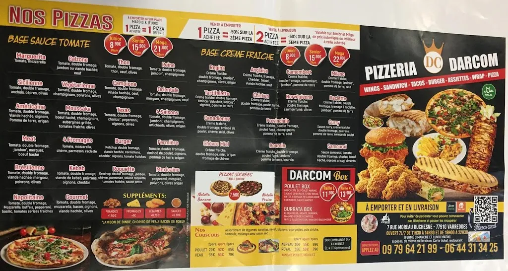 Menu_Pizzeria DARCOM_Varreddes_image_1