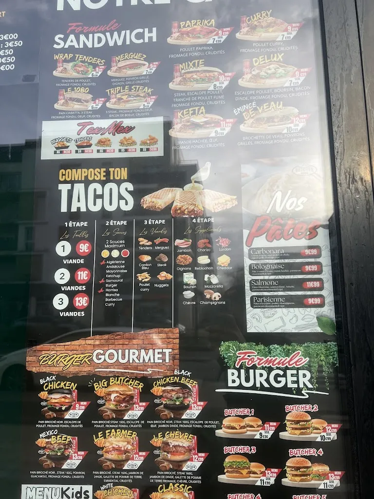 Menu_BUTCHER FAST-FOOD HALAL_Trappes_image_2