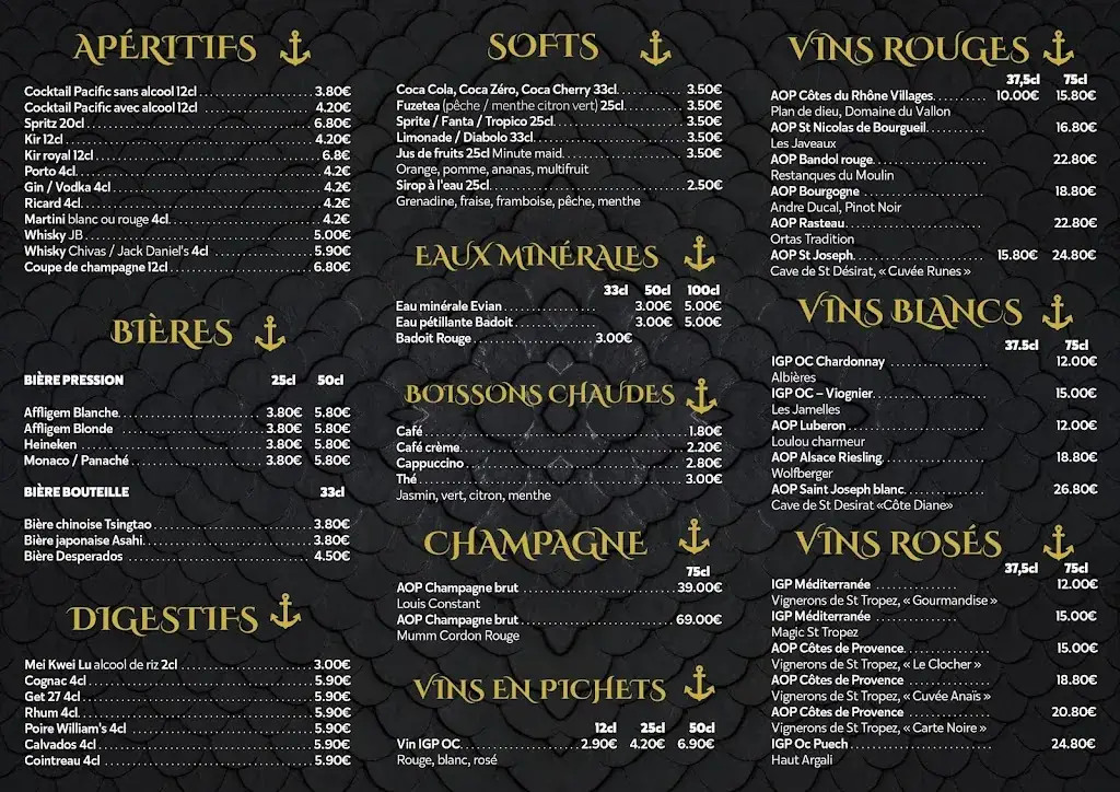 Menu_PACIFIC GRILL_Saint-Égrève_image_2