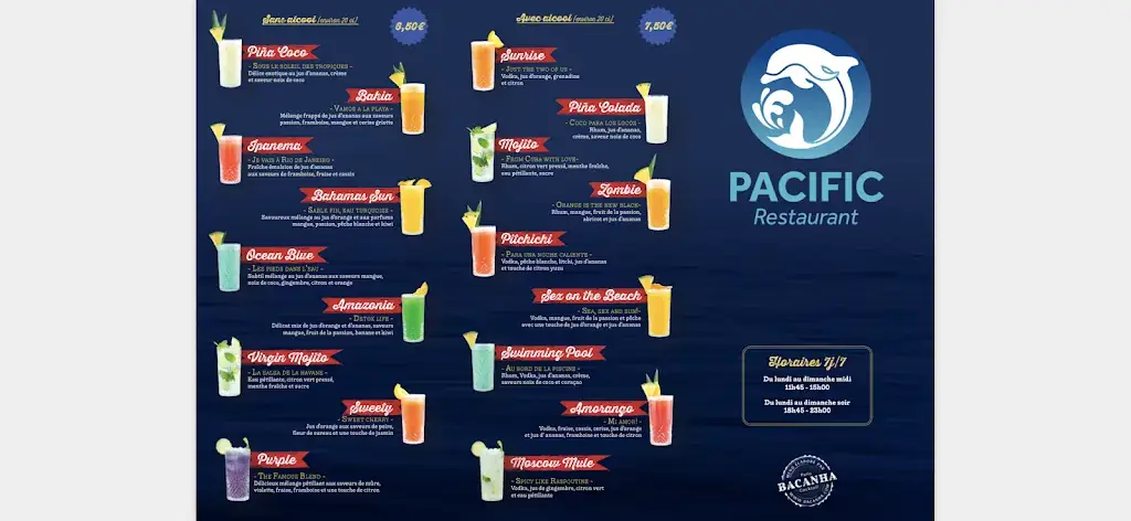 Menu_PACIFIC GRILL_Saint-Égrève_image_3